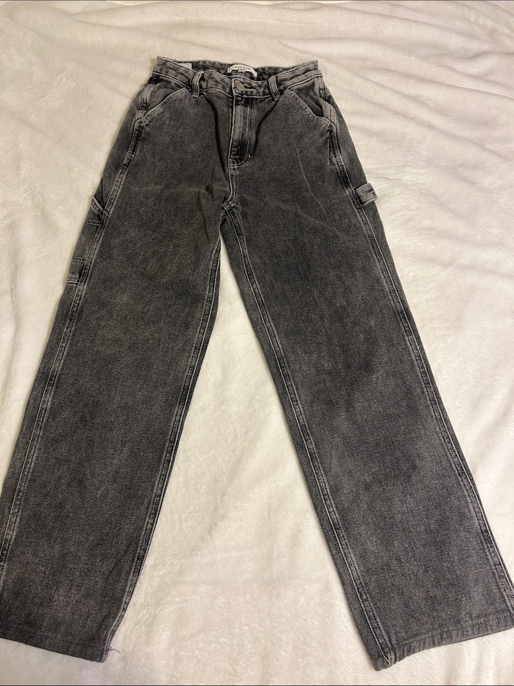 Grey Washed Carpenter Jeans